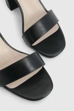 boohoo Escarpins À Talons Carrés Larges À Deux Brides Avec Détail Boucle< Chaussures Festives|Chaussures À Talons