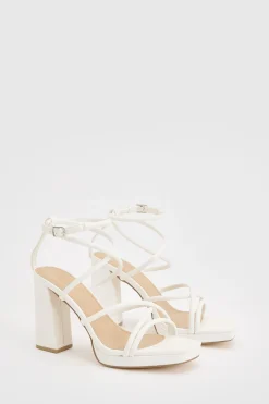 boohoo Escarpins À Talons Carrés Larges Et Brides Multiples< Chaussures Festives|Chaussures À Talons