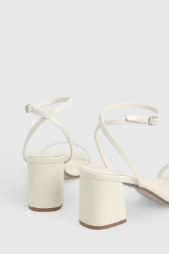 boohoo Escarpins À Talons Carrés Larges, Bout Carré Et Bride Double< Chaussures Festives|Chaussures À Talons