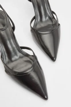 Escarpins À Talons Coupe Large Avec Découpes Et Bride En 2 Parties