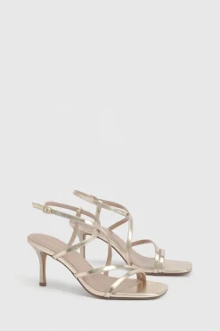 Escarpins À Talons Hauts Avec Brides Croisées