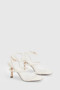 Escarpins À Talons Hauts Avec Brides Rembourrées Coupe Large