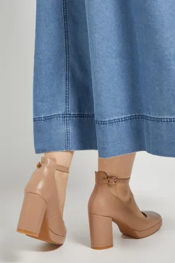 Dorothy Perkins Escarpins Vanessa en synthétiquecuir à Plateforme avec Bride Cheville et Talon Bloc Haut< Chaussures À Talons|Escarpins