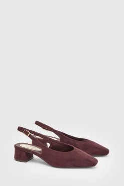Oasis Escarpin À Talon Bloc Et Bride Arrière Willow En Synthétique< Chaussures À Talons|Escarpins