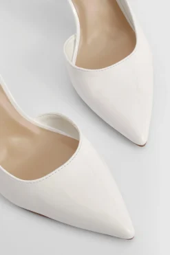 boohoo Escarpin Vernis À Découpe Mi-hauteur Basique<Femme Basiques|Chaussures De Mariage