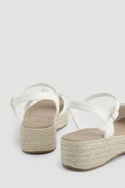 boohoo Espadrilles Compensées À Brides Avec Détail Nœud< Chaussures Festives|Chaussures À Talons