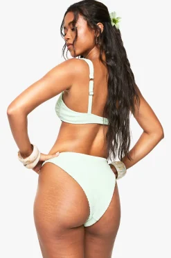 boohoo Essentiels de maillots de bain Crinkle Bikini Brief<Femme Maillots De Bain|Tenues De Plage