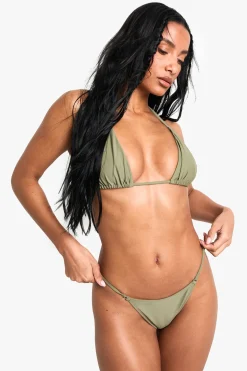 boohoo Essentiels de maillots de bain : Slip tanga<Femme Maillots De Bain|Tenues De Plage