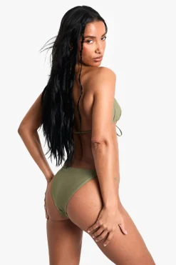 Essentiels Maillots de Bain Haut de Bikini Triangle à Lacets Devant