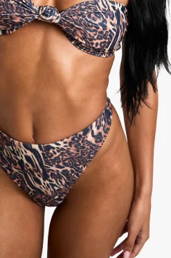 Essentiels Maillots de Bain String Imprimé Léopard