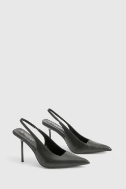 boohoo Extreme Escarpins à bride arrière à bout pointu< Chaussures À Talons|Escarpins