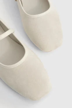 boohoo Faux Suede Mary Jane Ballet Flats< Ballerines|Chaussures Plates