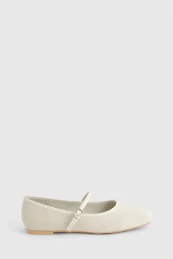 boohoo Faux Suede Mary Jane Ballet Flats< Ballerines|Chaussures Plates