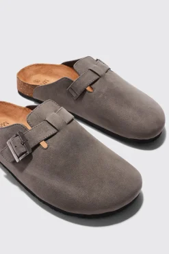 Faux Suede Mule