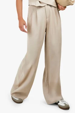 boohoo Fluid Pantalon fluide à jambes larges<Femme Pantalons