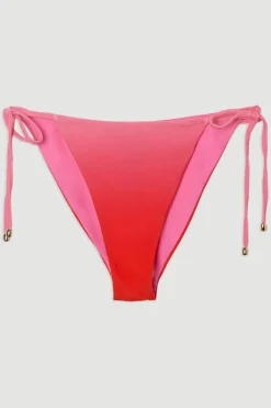 Fonds de bikini ombré Slinky à nouer sur le côté