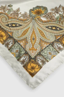 Foulard Carré En Satin