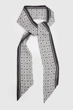 KarenMillen Foulard Fin En Soie Imprimée< Écharpes|Écharpes Et Gants