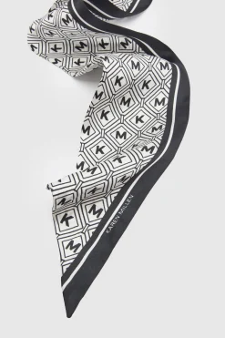 KarenMillen Foulard Fin En Soie Imprimée< Écharpes|Écharpes Et Gants
