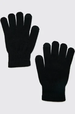 boohooMAN Gants à écran tactile<Homme Chapeaux, Gants Et Écharpes
