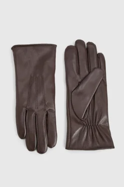 boohoo Gants à détails de couture en synthétique< Looks Chocolat|Gants