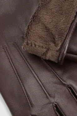 boohoo Gants à détails de couture en synthétique< Looks Chocolat|Gants
