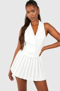 Gilet ajusté avec détails de couture