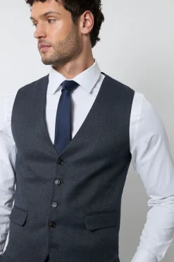 Burton Gilet Ajusté Fil À Fil<Homme Costumes Et Tenues Formelles