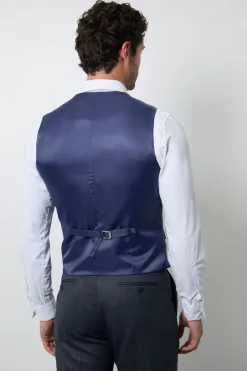 Burton Gilet Ajusté Fil À Fil<Homme Costumes Et Tenues Formelles