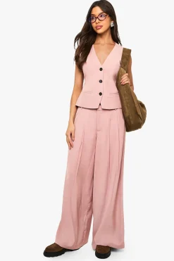 boohoo Gilet ajusté à boutons<Femme Tailleurs|Tops