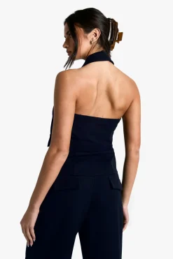 Gilet ajusté à boutons sur le devant