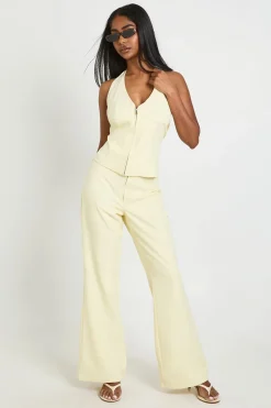 Gilet Ajusté À Col Halter