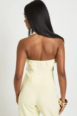 Gilet Ajusté À Col Halter