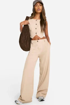 boohoo Gilet Ajusté Dos Ouvert<Femme Tailleurs|Tops