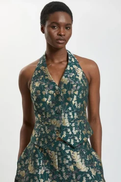 Gilet Ajusté En Jacquard