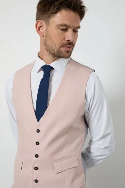 Gilet Ajusté Rose Pâle