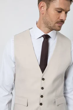 Burton Gilet Ajusté Texturé Couleur<Homme Costumes Et Tenues Formelles