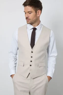 Burton Gilet Ajusté Texturé Couleur<Homme Costumes Et Tenues Formelles