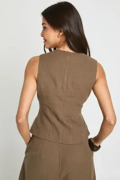 Gilet Aspect Lin