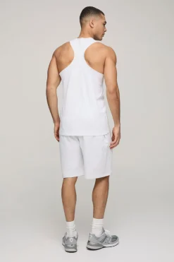 Gilet basique à coupe régulière avec dos racer