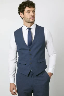 Gilet Bleu Marine Chiné