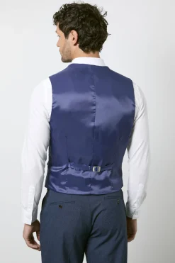 Gilet Bleu Marine Chiné