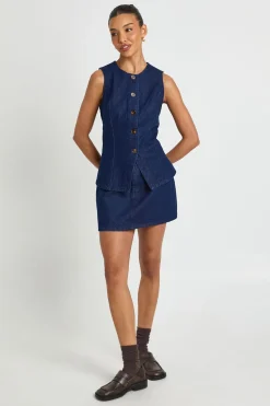 boohoo Gilet À Boutonnage<Femme Tailleurs|Tops
