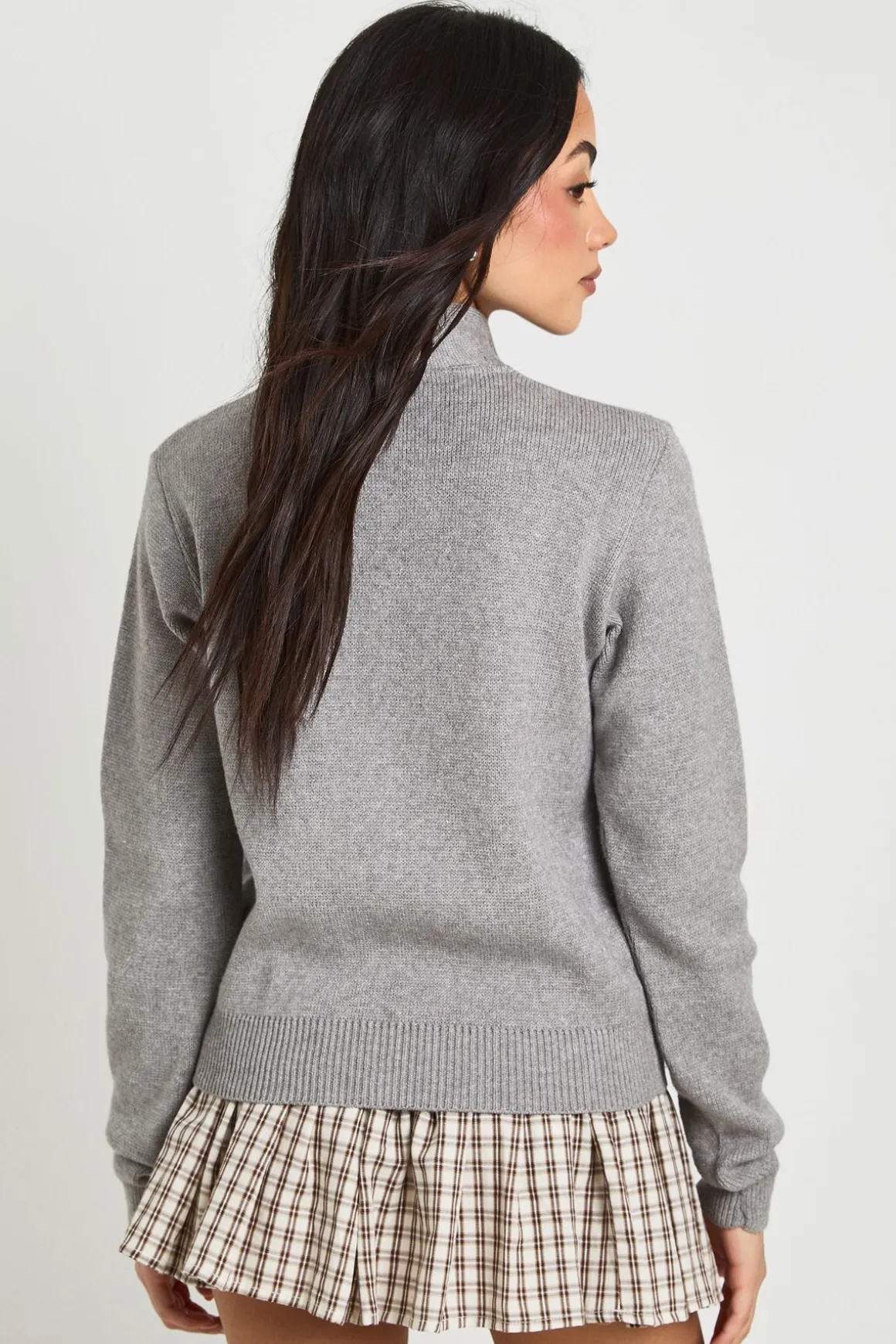 Gilet Boutonné Avec Nœud Au Col