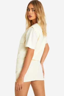 Gilet cargo en nylon à zip