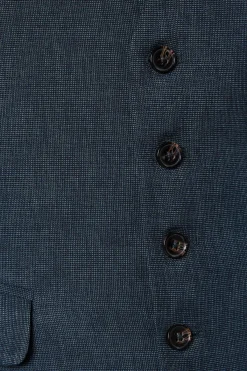Burton Gilet Chiné Marine<Homme Costumes Et Tenues Formelles
