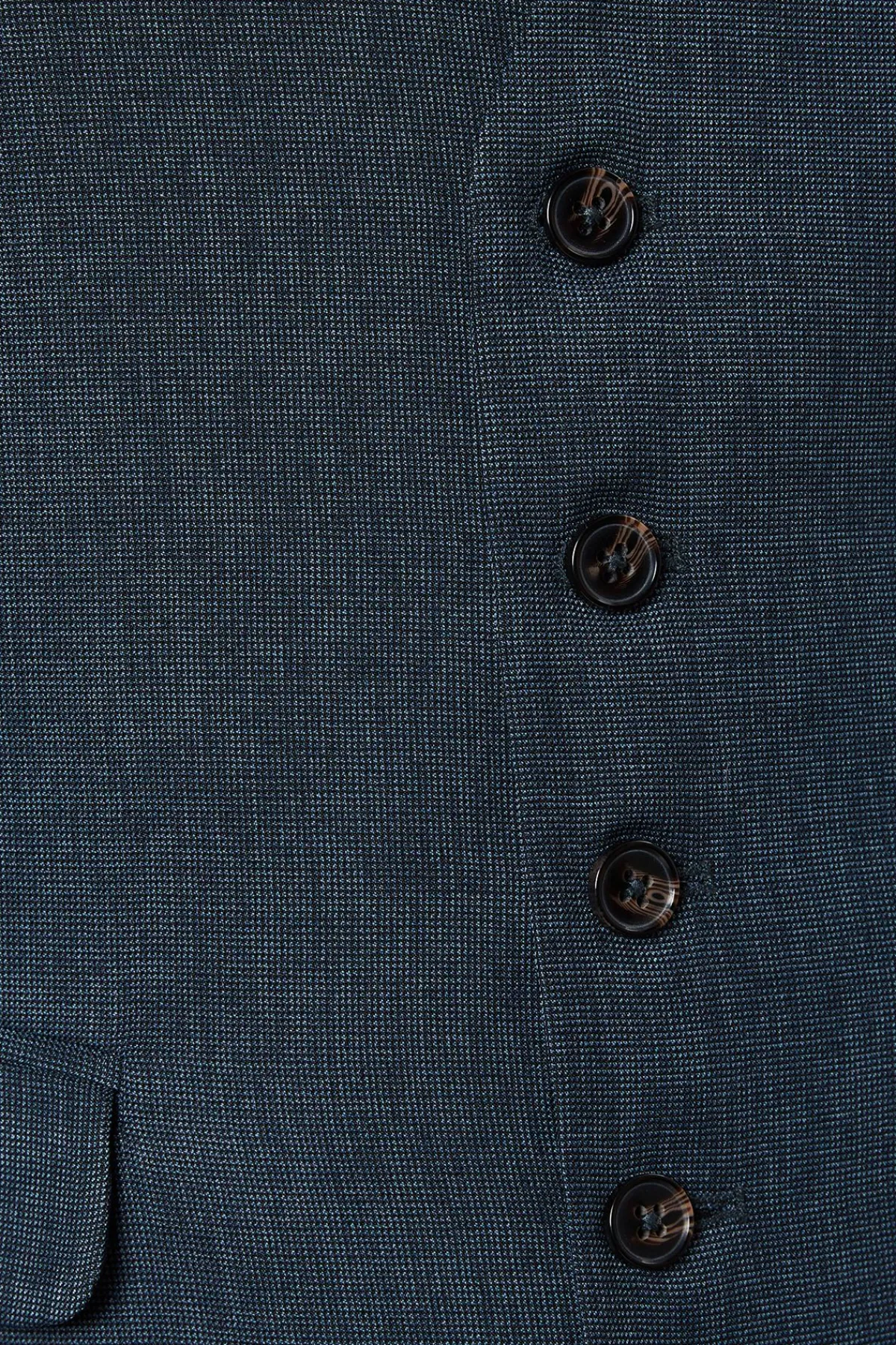 Burton Gilet Chiné Marine<Homme Costumes Et Tenues Formelles