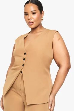 Gilet cintré à la taille PLUS