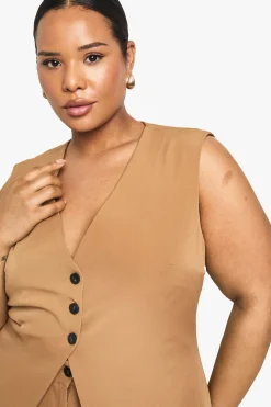 Gilet cintré à la taille PLUS