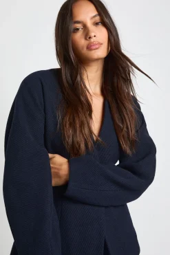 Gilet cintré look laine